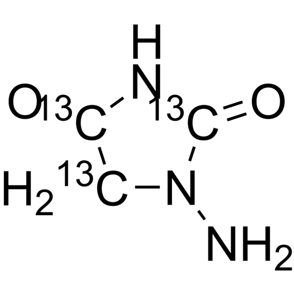 1-Aminoimidazolidine-2,4-dione-13C3 957509-31-8